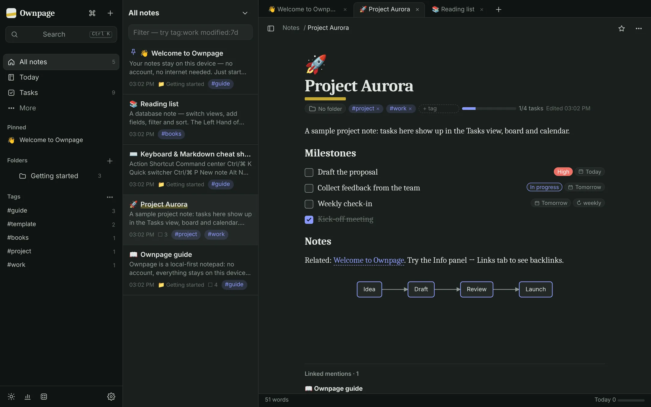 Dark theme